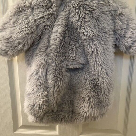 Baby & Child Restoration Hardware Luxe Faux Fur Baby Bunting Gray Fox 0-6 Months - Picture 4 of 12